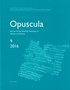 Opuscula 9 ; 2016