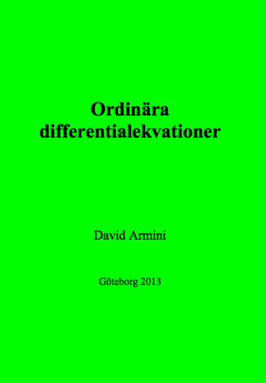 Ordinra differentialekvationer (pocket)