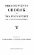Grekisk-svensk ordbok till Nya testamentet och de apostoliska f�derna