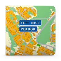 Fett Nice Pekbok (kartonnage)
