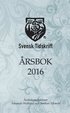 Svensk Tidskrifts rsbok 2016