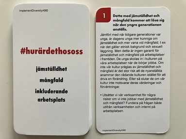 Kortlek #hurrdethososs jmstlldhet mngfald (spel)