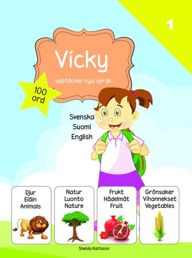 Vicky upptcker nya sprk 1. Finska (hftad)