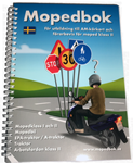 Mopedbok för utbildning till AM-körkort och förarbevis för moped klass II som bok, ljudbok eller e-bok.