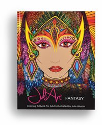 JuliArt fantasy coloring artbook for adults (hftad)