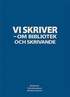 Vi skriver - om bibliotek och skrivande