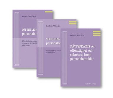 Offentlighet och sekretess inom personalomrdet - Paket med 3 bcker (hftad)