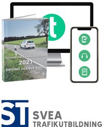 Krkortsboken p Engelska 2021 ; Driving licence book (book + theory pack with online exercises, theory questions, audiobook & ebook) (hftad)