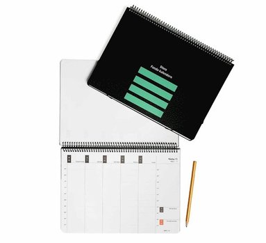 Kalender 2024/2025 Stora Fundo-kalendern (liggande A4) (inbunden)