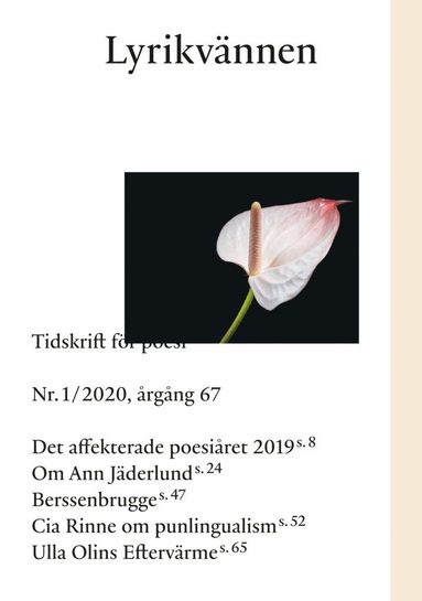 Lyrikvnnen 1(2020)
