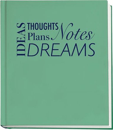 Ideas, Thoughts, Plans, Notes, Dreams : Anteckningsbok (inbunden)