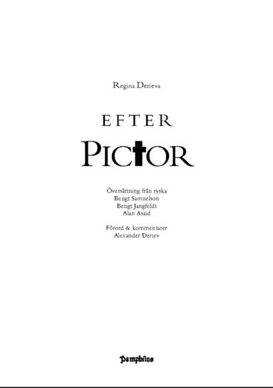 Efter Pictor (hftad)