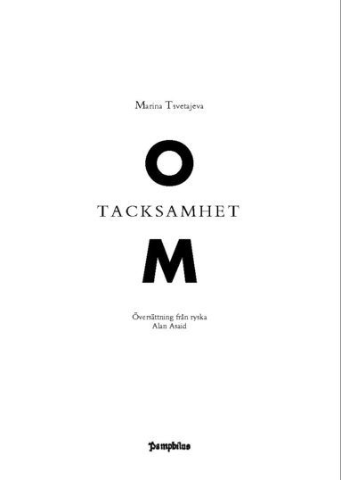 Om tacksamhet (ur dagboken 1919) (h�ftad)