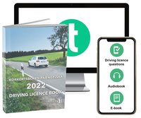Krkortsboken p Engelska 2022 ; Driving licence book (book + theory pack with online exercises, theory questions, audiobook & ebook) (hftad)