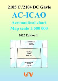 ACICAO 2105C/2104DC Gvle 2022 : Skala 1:500 000