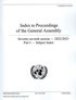 Index to Proceedings of the General Assembly 2022/2023