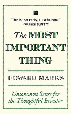 most important thing (inbunden)