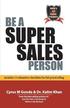 Be a Super Sales Person