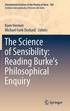 The Science of Sensibility: Reading Burke's Philosophical Enquiry