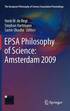EPSA Philosophy of Science: Amsterdam 2009