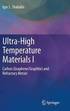 Ultra-High Temperature Materials I
