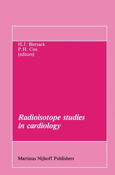 Radioisotope studies in cardiology (e-bok)