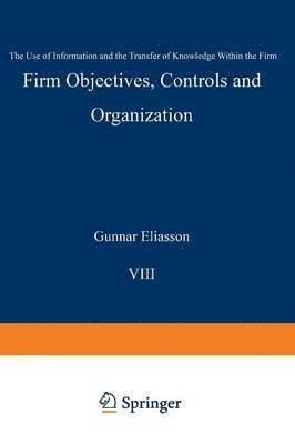 Firm Objectives, Controls and Organization (hftad)