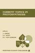 Current topics in photosynthesis