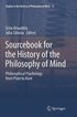 Sourcebook for the History of the Philosophy of Mind