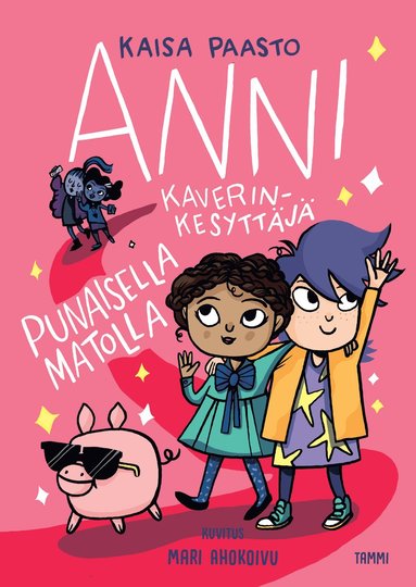 Anni kaverinkesyttj punaisella matolla