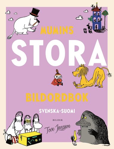 Mumins stora bildordbok Svenska-Suomi (inbunden)