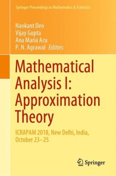Mathematical Analysis I: Approximation Theory (e-bok)