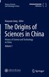 Origins of Sciences in China