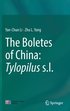 Boletes of China: Tylopilus s.l.