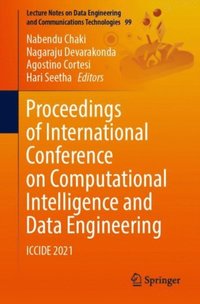 Proceedings of International Conference on Computational Intelligence and Data Engineering (e-bok)