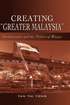 Creating &quot;&quot;Greater Malaysia