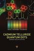 Cadmium Telluride Quantum Dots