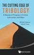 Cutting Edge Of Tribology, The: A Decade Of Progress In Friction, Lubrication And Wear