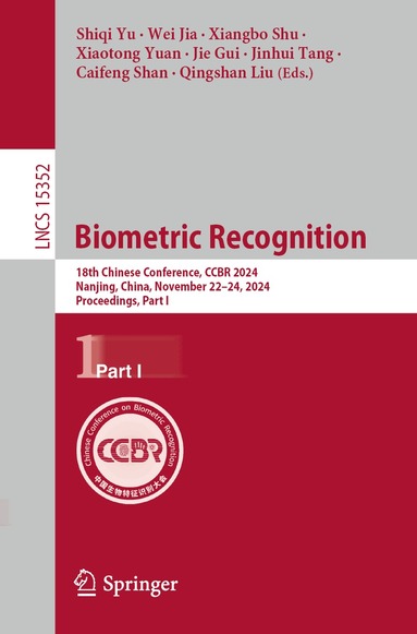 Biometric Recognition (h�ftad)