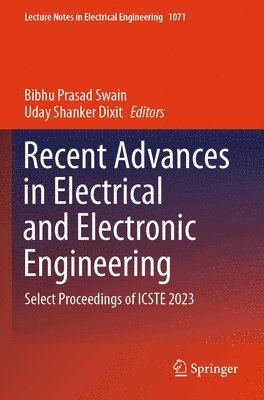 Recent Advances in Electrical and Electronic Engineering (häftad)