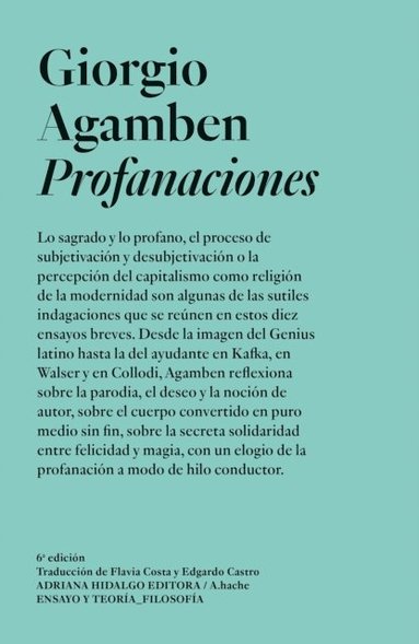 Profanaciones (inbunden)