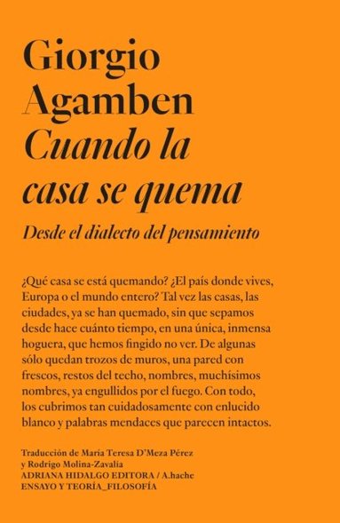 Cuando la casa se quema (inbunden)