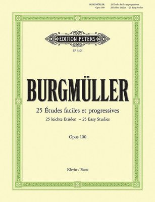 25 Easy & Progressive Studies Op.100 (inbunden)