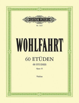 60 Etden fr Violine solo op. 45 (inbunden)