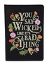 Wicked Embroidered Journal