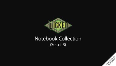 Wicked Notebook Collection (Set of 3) (h�ftad)