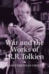 War and the Works of J.R.R. Tolkien