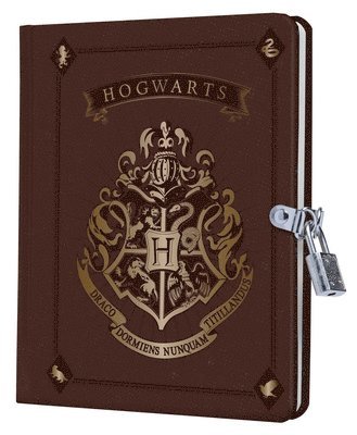 Harry Potter: Hogwarts Lock & Key Diary (inbunden)