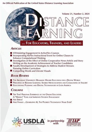 Distance Learning Vol 21 Issue 2 (h�ftad)