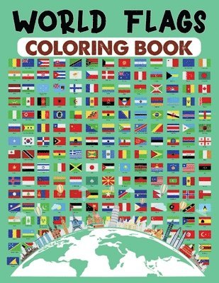 Word Flags Coloring Book (häftad)
